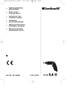 EINHELL RT-SD 3.6 LI de handleiding