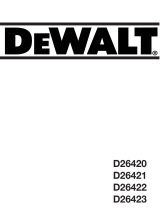 DeWalt D26420 de handleiding