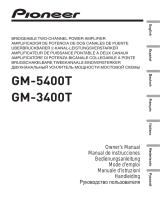 Pioneer GM-5400T Handleiding