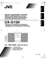 JVC UX-G100 Handleiding