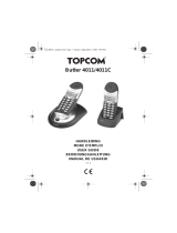 Topcom butler 4011 deluxe twin 1 handsets de handleiding