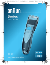 Braun HC50, HC20, Hair Clipper/Hair Perfect Handleiding