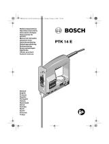Bosch PTK 14 E de handleiding