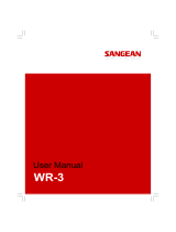 Sangean WR-3 de handleiding