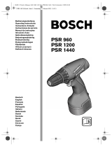 Bosch PSR 960 de handleiding