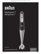 Braun MQ745 Aperitive de handleiding