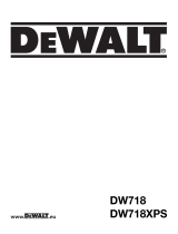 DeWalt DW718 T 5 de handleiding