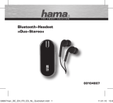 Hama BLUETOOTH-HEADSET DUO-STEREO de handleiding