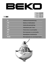 Beko CSA34000 de handleiding