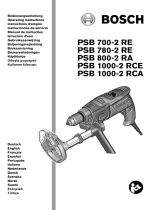 Bosch PSB 1000-2 RCE de handleiding