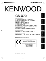 Kenwood CS-X70 de handleiding