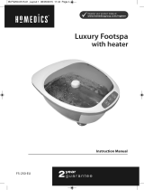 HoMedics Foot spa de luxe FS250 de handleiding