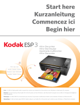 Kodak ESP 3 ALL-IN-ONE PRINTER - SETUP BOOKLET de handleiding