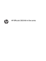 HP OfficeJet 3830 All-in-One Printer series de handleiding