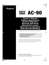 Roland AC-90 Acoustic Chorus de handleiding