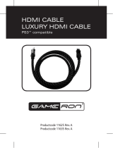 AWG LUXURY HDMI CABLE FOR PS3 de handleiding