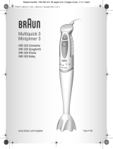 Braun MR 320 Multiquick 3 de handleiding