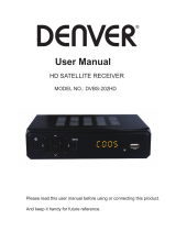 Denver DVBS-202HD Handleiding