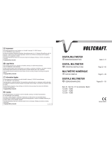 VOLTCRAFT VC920 - V06-09 Operating Instructions Manual