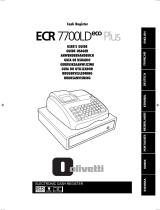 Olivetti ECR 7700 Plus Handleiding