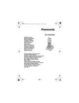 Panasonic KX-TGA810EX Installatie gids