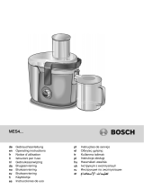 Bosch MES4000 VITAJUICE Handleiding
