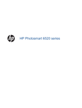 HP Photosmart 6520 series de handleiding