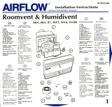 Airflow Roomvent T (O7) Handleiding