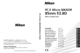 Nikon PC-E MICRO NIKKOR 85MM F-2.8D de handleiding