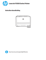 HP LaserJet P2035 Printer series Handleiding