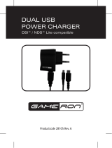 GAMERON DUAL USB POWER CHARGER DSI LITE COMPATIBLE de handleiding