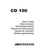 JB systems CD 100 de handleiding