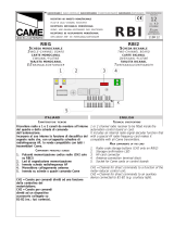 CAME RBI1 de handleiding