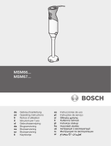 Bosch MSM67170 de handleiding