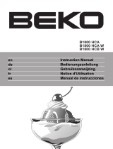 Beko B 1800 HCA de handleiding