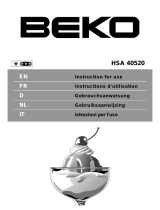 Beko HSA 40520 de handleiding