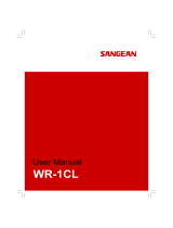 Sangean WR-1CL de handleiding