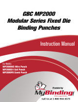 MyBinding GBC MP2000 Modular Punch Handleiding