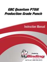 GBC QUANTUM P70IX Handleiding