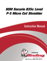 MyBinding HSM Securio B35C Level 4 Micro Cut Handleiding