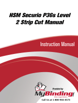 MyBinding HSM Securio P36s Level 2 Strip Cut Handleiding