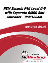 MyBinding HSM Securio P40 Level 6 Handleiding