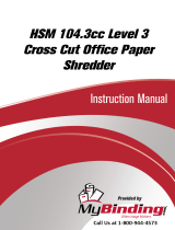 MyBinding HSM 104.3cc Level 3 Cross Cut Handleiding