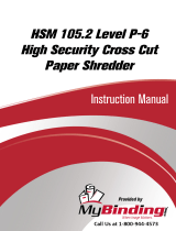 MyBinding HSM 105.2 Level 5 High Security Cross Cut Handleiding