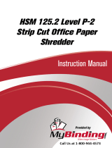 MyBinding HSM 125.2 Level 2 Strip Cut Handleiding