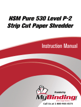 HSM Pure 320 Handleiding