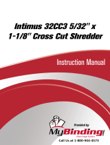 MyBinding Intimus 32CC3 5/32" x 1-1/8" Cross Cut Shredder Handleiding
