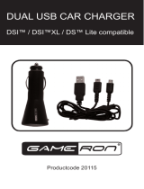 GAMERONDUAL USB CAR CHARGER DSI LITE COMPATIBLE