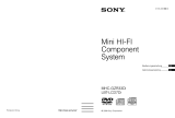 Sony MHC-GZR33Di de handleiding