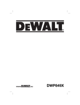 DeWalt DWP849X de handleiding